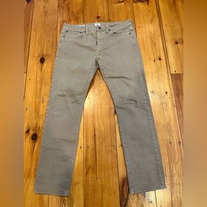 J. Crew men’s 484 slim fit garment dyed 5 pocket pant 34x32